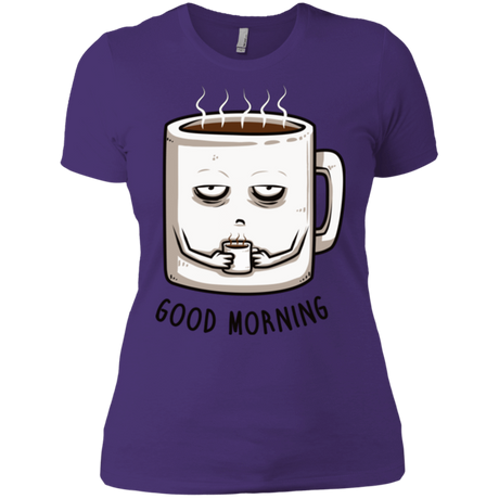 T-Shirts Purple / X-Small Good morning Women's Premium T-Shirt