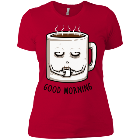 T-Shirts Red / X-Small Good morning Women's Premium T-Shirt