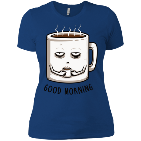 T-Shirts Royal / X-Small Good morning Women's Premium T-Shirt
