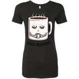 T-Shirts Vintage Black / Small Good morning Women's Triblend T-Shirt