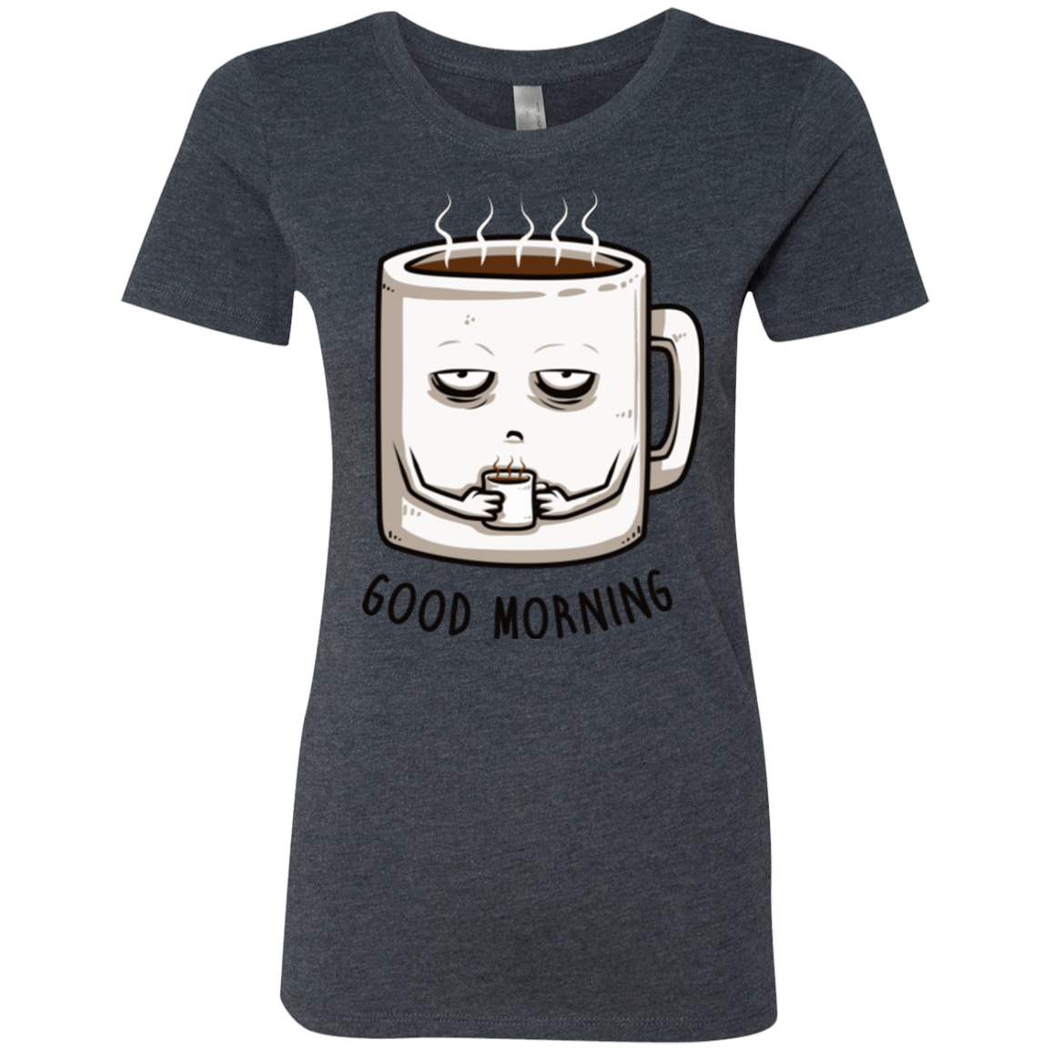 T-Shirts Vintage Navy / Small Good morning Women's Triblend T-Shirt