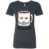 T-Shirts Vintage Navy / Small Good morning Women's Triblend T-Shirt