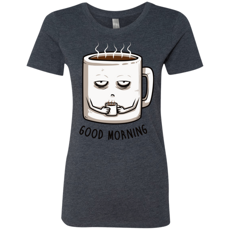 T-Shirts Vintage Navy / Small Good morning Women's Triblend T-Shirt