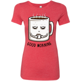 T-Shirts Vintage Red / Small Good morning Women's Triblend T-Shirt