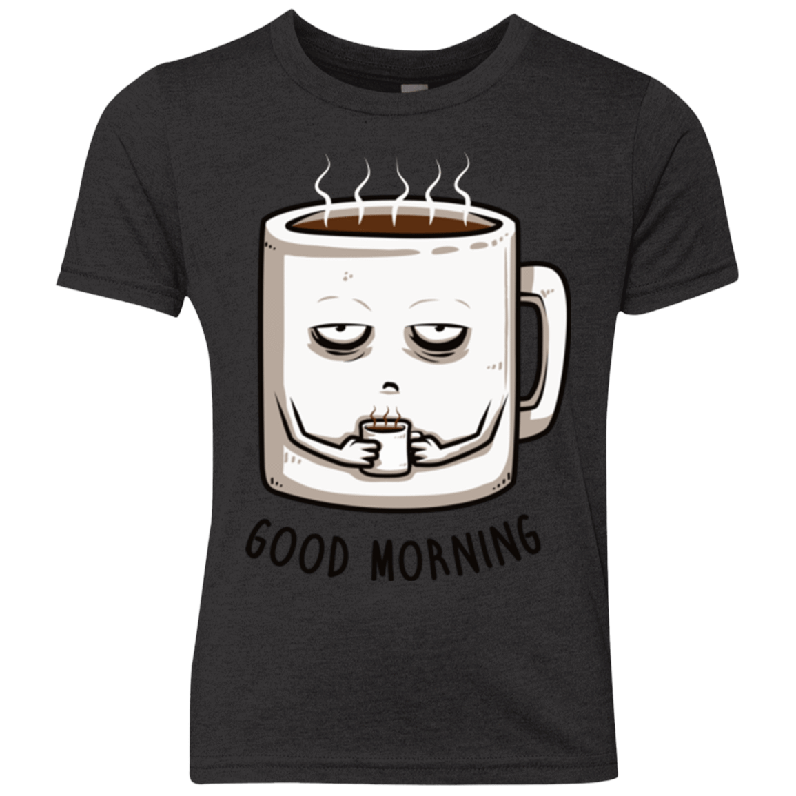 T-Shirts Vintage Black / YXS Good morning Youth Triblend T-Shirt