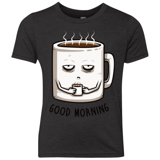 T-Shirts Vintage Black / YXS Good morning Youth Triblend T-Shirt