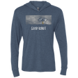 T-Shirts Indigo / X-Small GOOD ROBOT Triblend Long Sleeve Hoodie Tee
