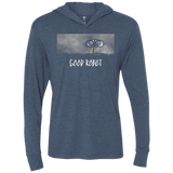 T-Shirts Indigo / X-Small GOOD ROBOT Triblend Long Sleeve Hoodie Tee