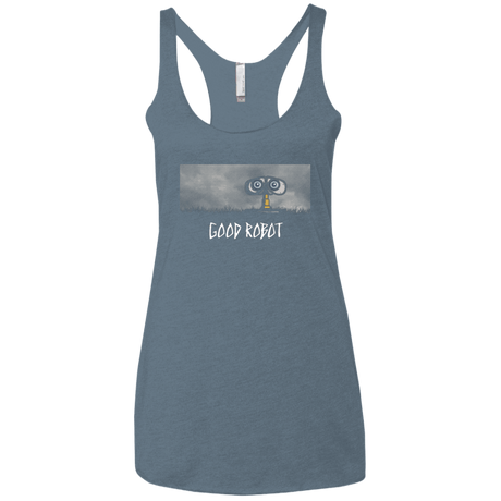 T-Shirts Indigo / X-Small GOOD ROBOT Women's Triblend Racerback Tank
