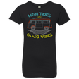 T-Shirts Black / YXS Good Vibes Girls Premium T-Shirt
