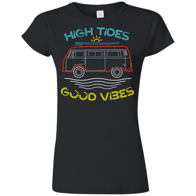 T-Shirts Black / S Good Vibes Junior Slimmer-Fit T-Shirt