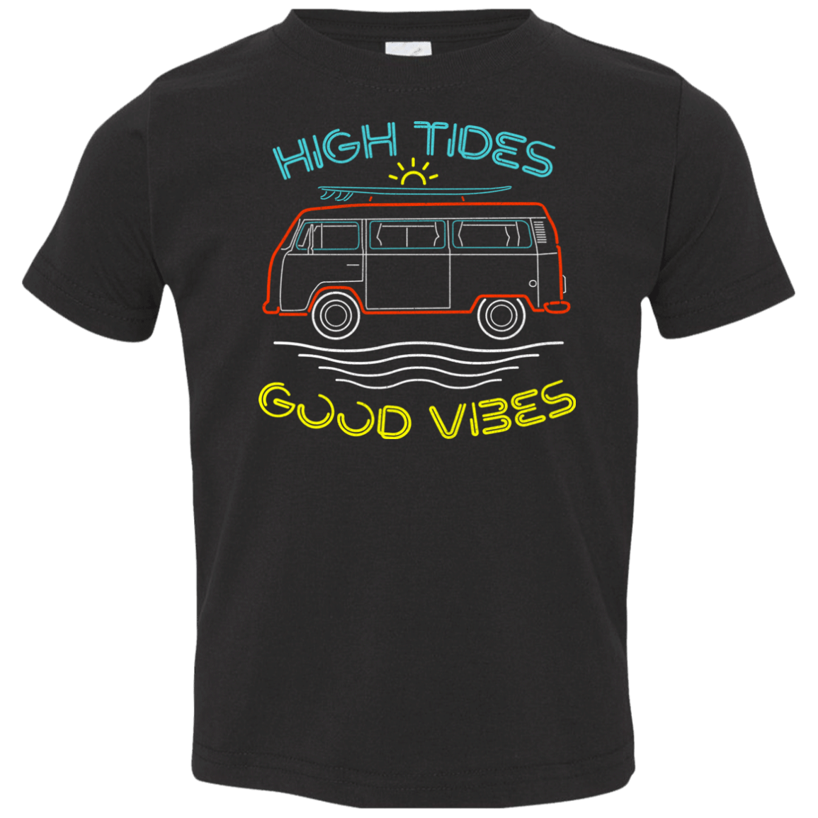 T-Shirts Black / 2T Good Vibes Toddler Premium T-Shirt