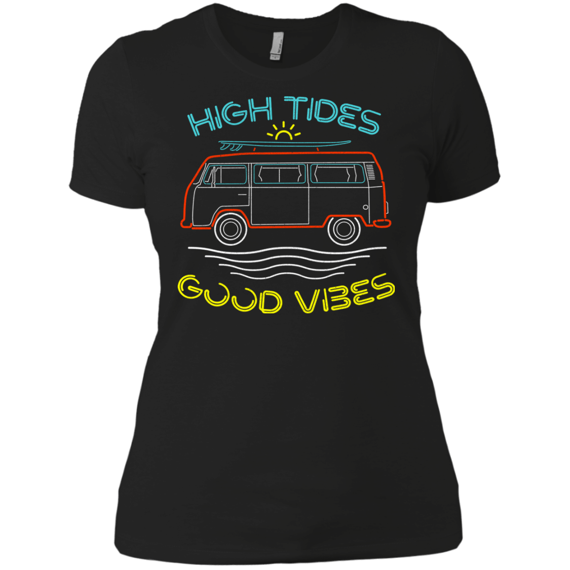 T-Shirts Black / X-Small Good Vibes Women's Premium T-Shirt