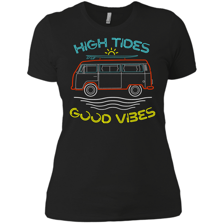 T-Shirts Black / X-Small Good Vibes Women's Premium T-Shirt