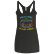 T-Shirts Vintage Black / X-Small Good Vibes Women's Triblend Racerback Tank