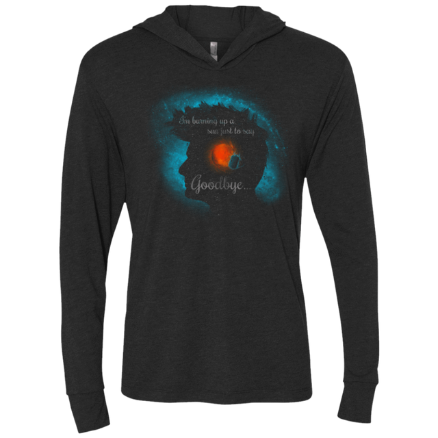 T-Shirts Vintage Black / X-Small Goodbye Triblend Long Sleeve Hoodie Tee