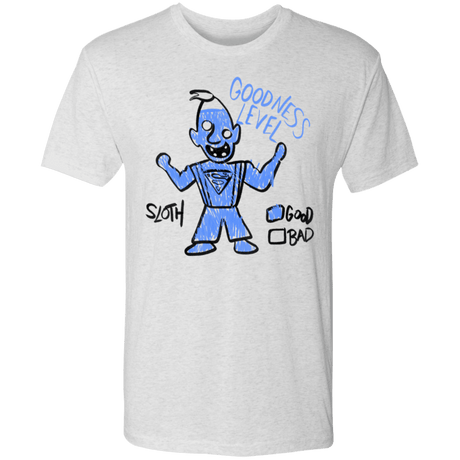 T-Shirts Heather White / S Goodness Level Men's Triblend T-Shirt