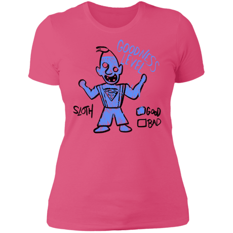 T-Shirts Hot Pink / S Goodness Level Women's Premium T-Shirt