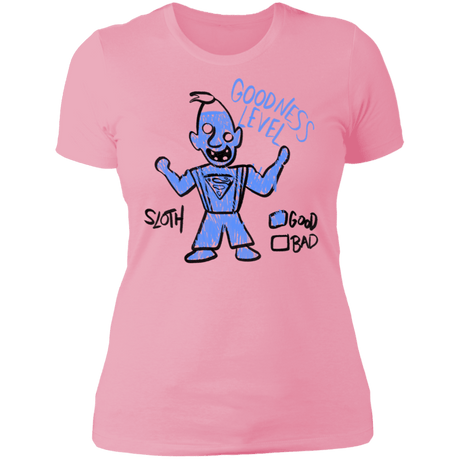T-Shirts Light Pink / S Goodness Level Women's Premium T-Shirt