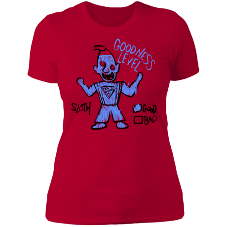 T-Shirts Red / S Goodness Level Women's Premium T-Shirt