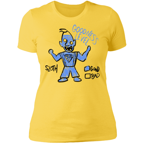 T-Shirts Vibrant Yellow / S Goodness Level Women's Premium T-Shirt