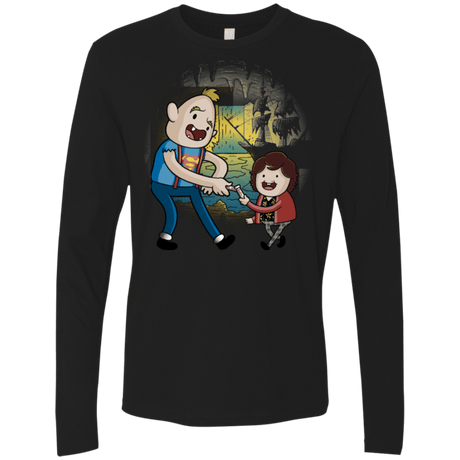 T-Shirts Black / Small Goonies Time Men's Premium Long Sleeve