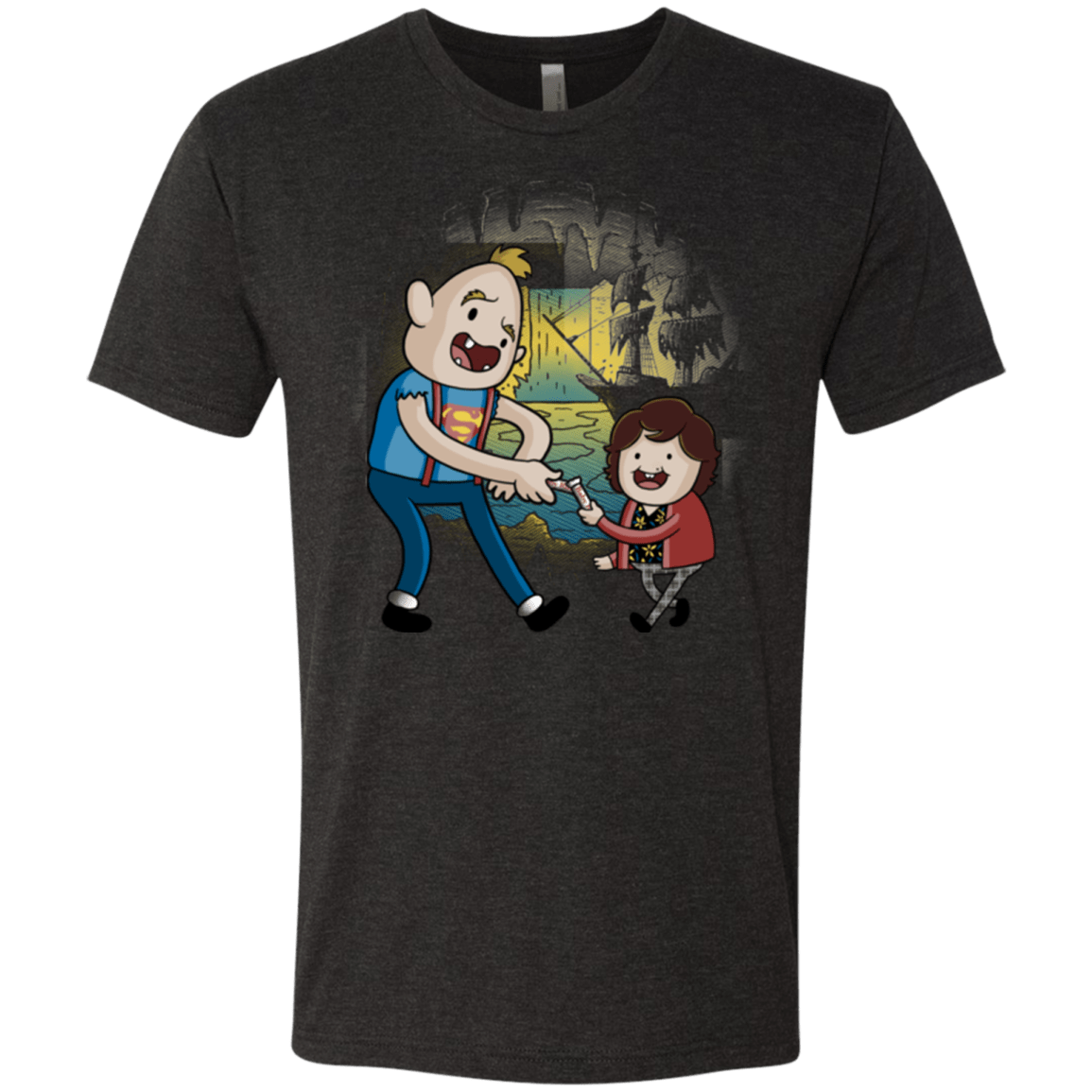 T-Shirts Vintage Black / Small Goonies Time Men's Triblend T-Shirt