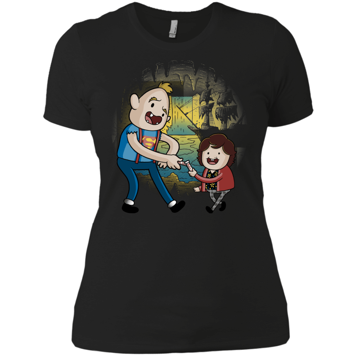 T-Shirts Black / X-Small Goonies Time Women's Premium T-Shirt