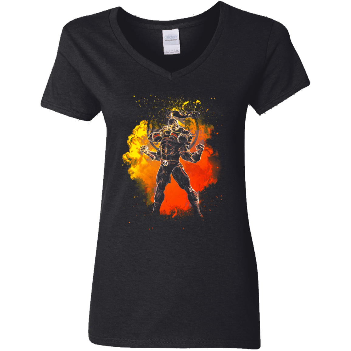 T-Shirts Black / S Goro Soul Women's V-Neck T-Shirt