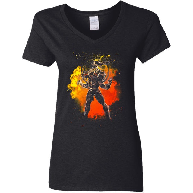 T-Shirts Black / S Goro Soul Women's V-Neck T-Shirt