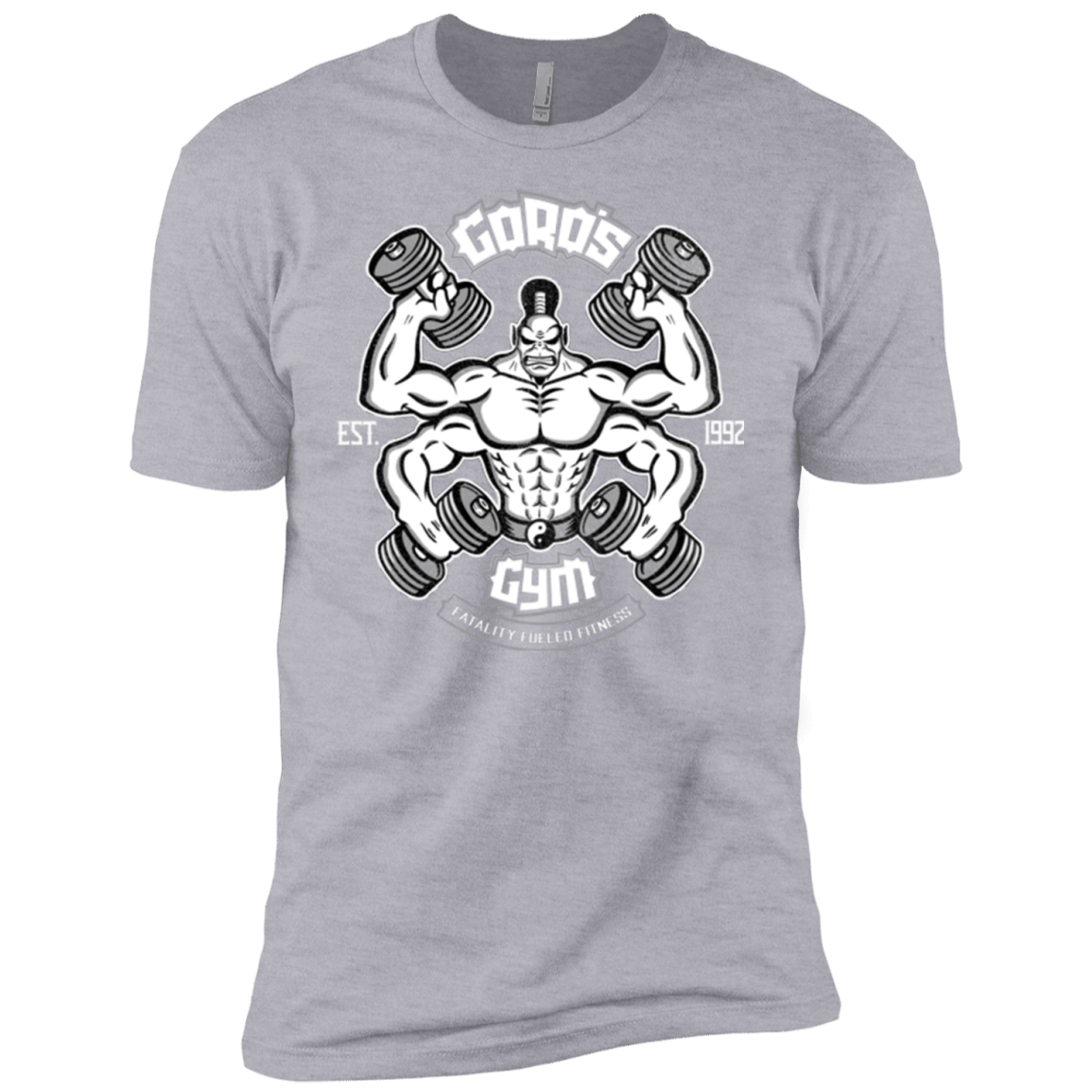 T-Shirts Heather Grey / YXS Goros Gym Boys Premium T-Shirt
