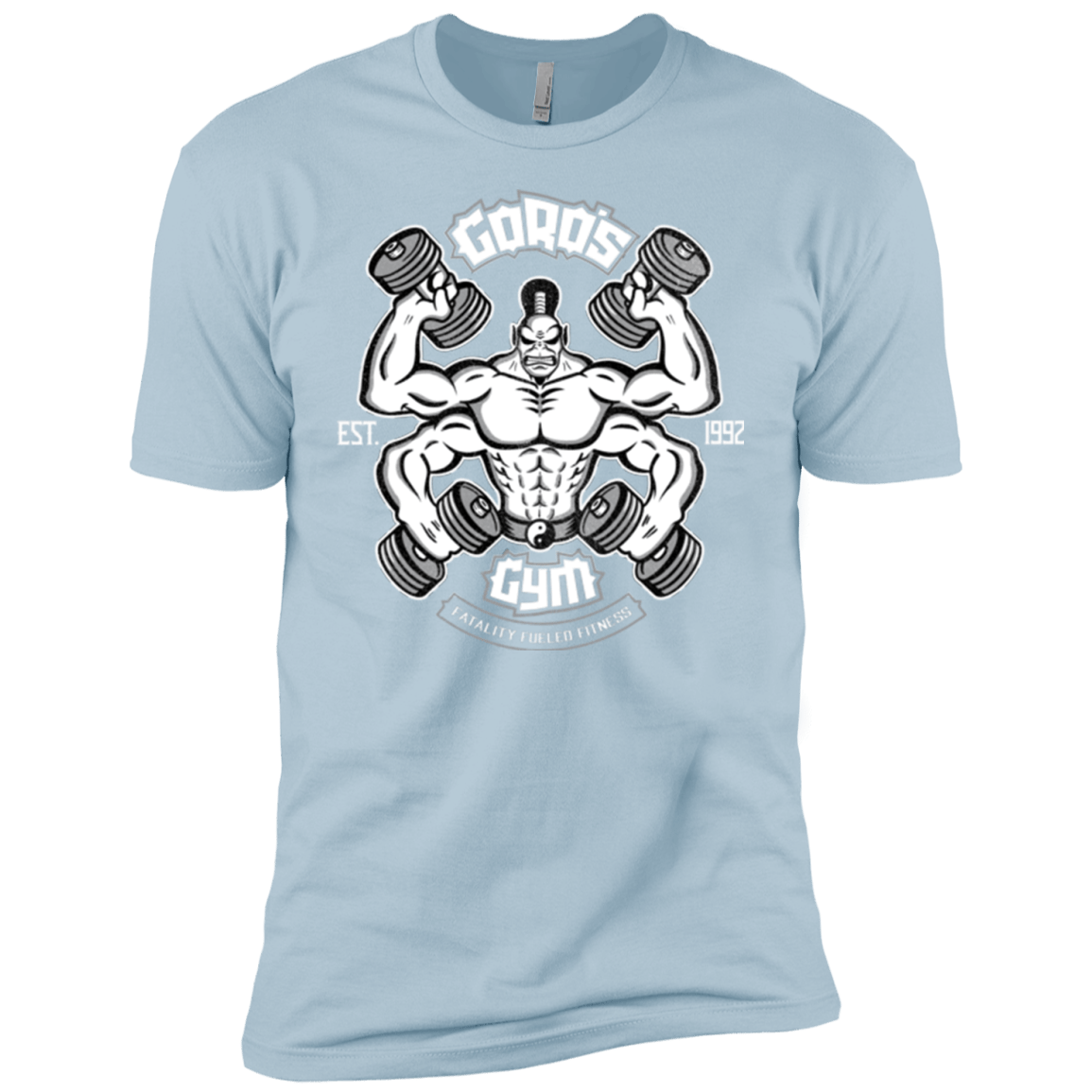 T-Shirts Light Blue / YXS Goros Gym Boys Premium T-Shirt