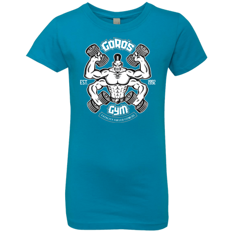 T-Shirts Turquoise / YXS Goros Gym Girls Premium T-Shirt