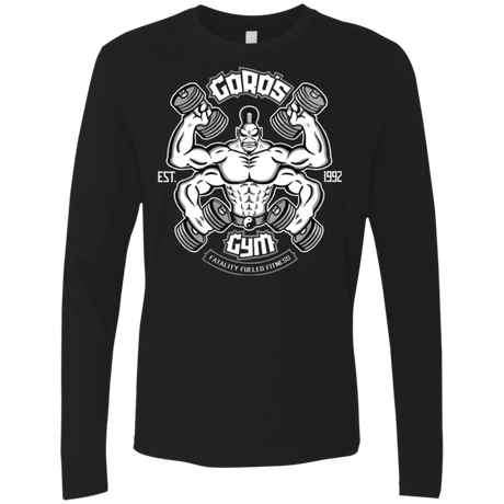 T-Shirts Black / Small Goros Gym Men's Premium Long Sleeve