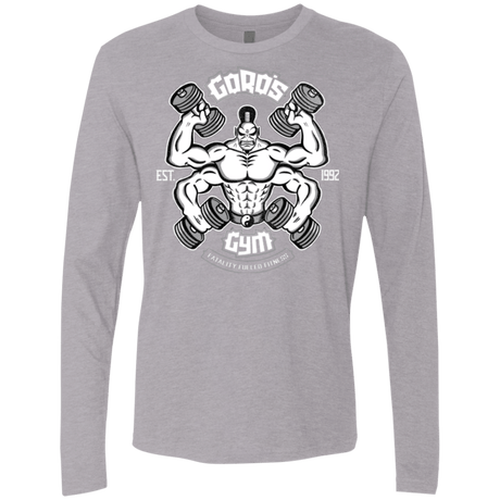 T-Shirts Heather Grey / Small Goros Gym Men's Premium Long Sleeve