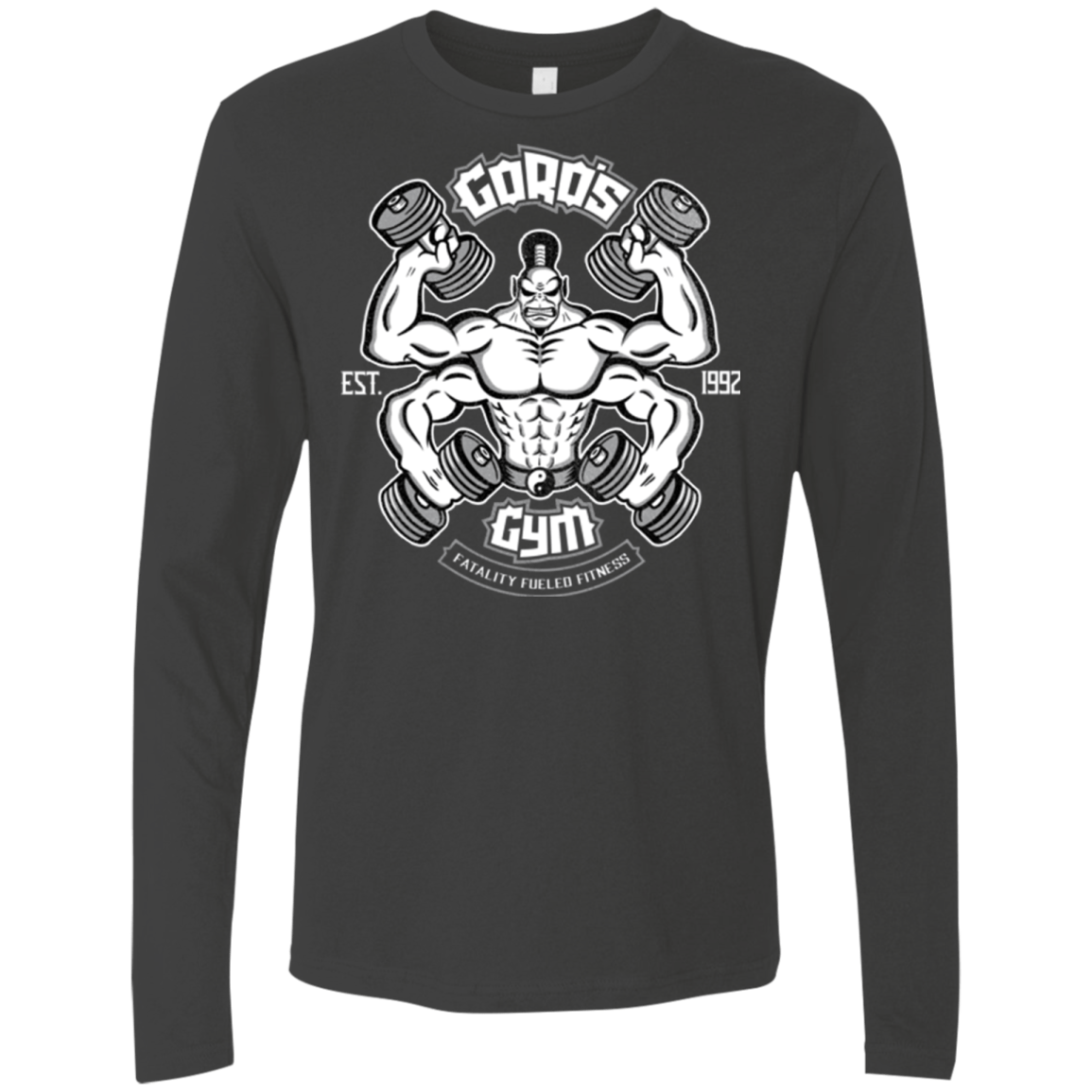 T-Shirts Heavy Metal / Small Goros Gym Men's Premium Long Sleeve