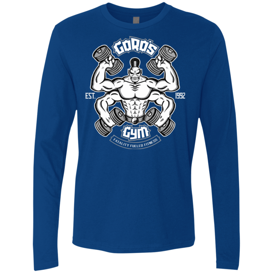 T-Shirts Royal / Small Goros Gym Men's Premium Long Sleeve