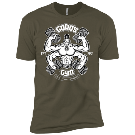 T-Shirts Military Green / X-Small Goros Gym Men's Premium T-Shirt