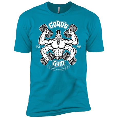T-Shirts Turquoise / X-Small Goros Gym Men's Premium T-Shirt