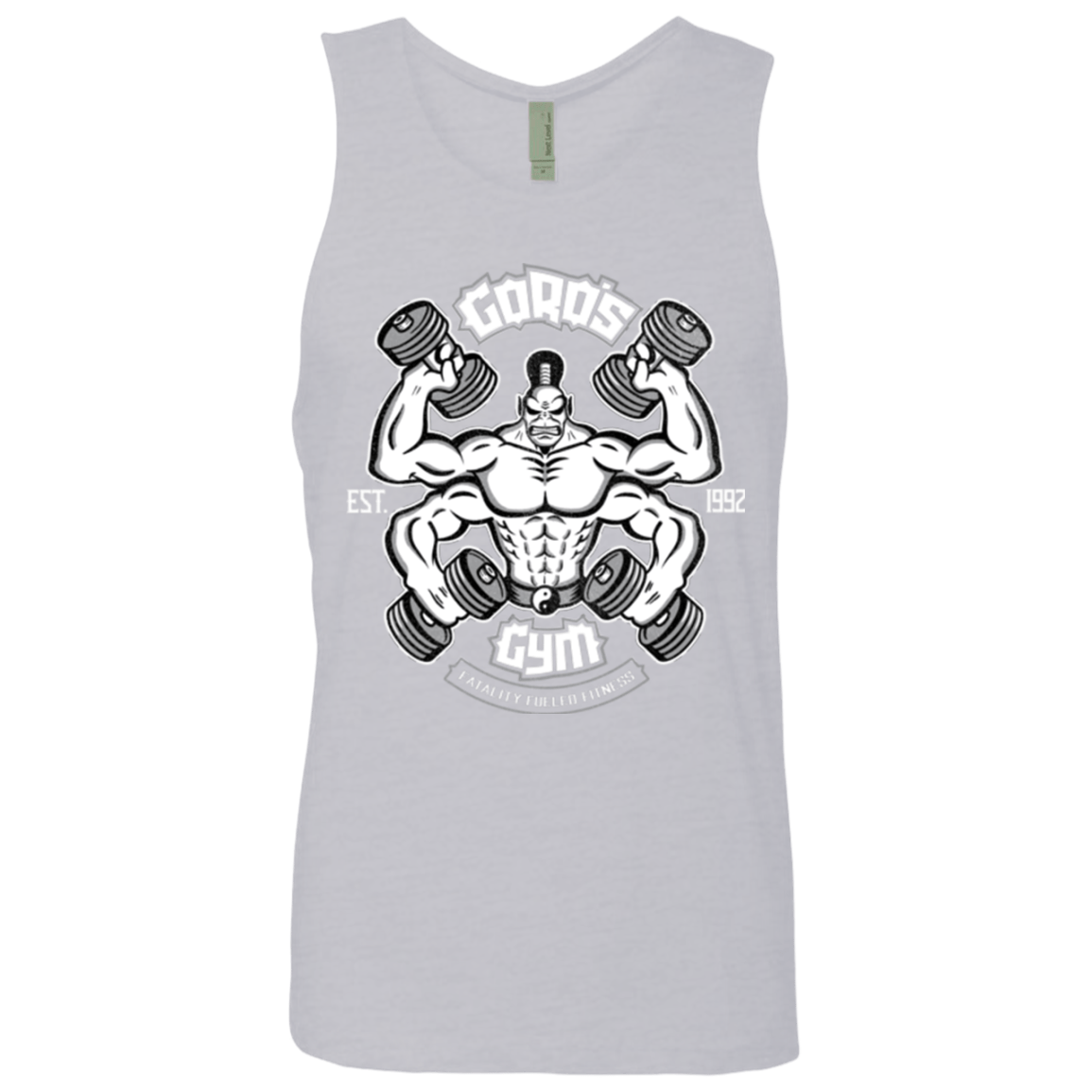 T-Shirts Heather Grey / Small Goros Gym Men's Premium Tank Top