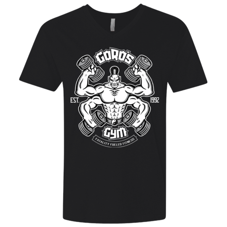 T-Shirts Black / X-Small Goros Gym Men's Premium V-Neck