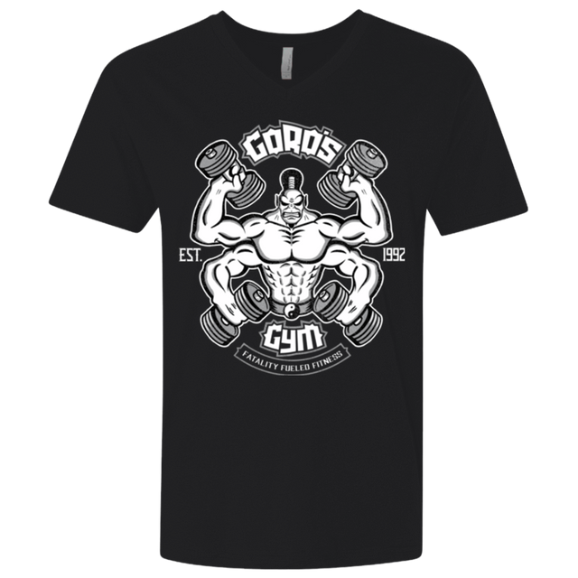 T-Shirts Black / X-Small Goros Gym Men's Premium V-Neck