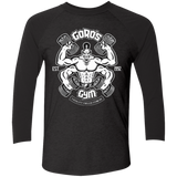 T-Shirts Vintage Black/Vintage Black / X-Small Goros Gym Men's Triblend 3/4 Sleeve