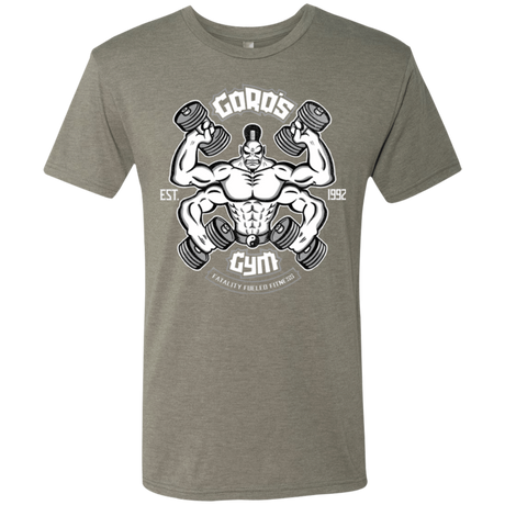 T-Shirts Venetian Grey / Small Goros Gym Men's Triblend T-Shirt