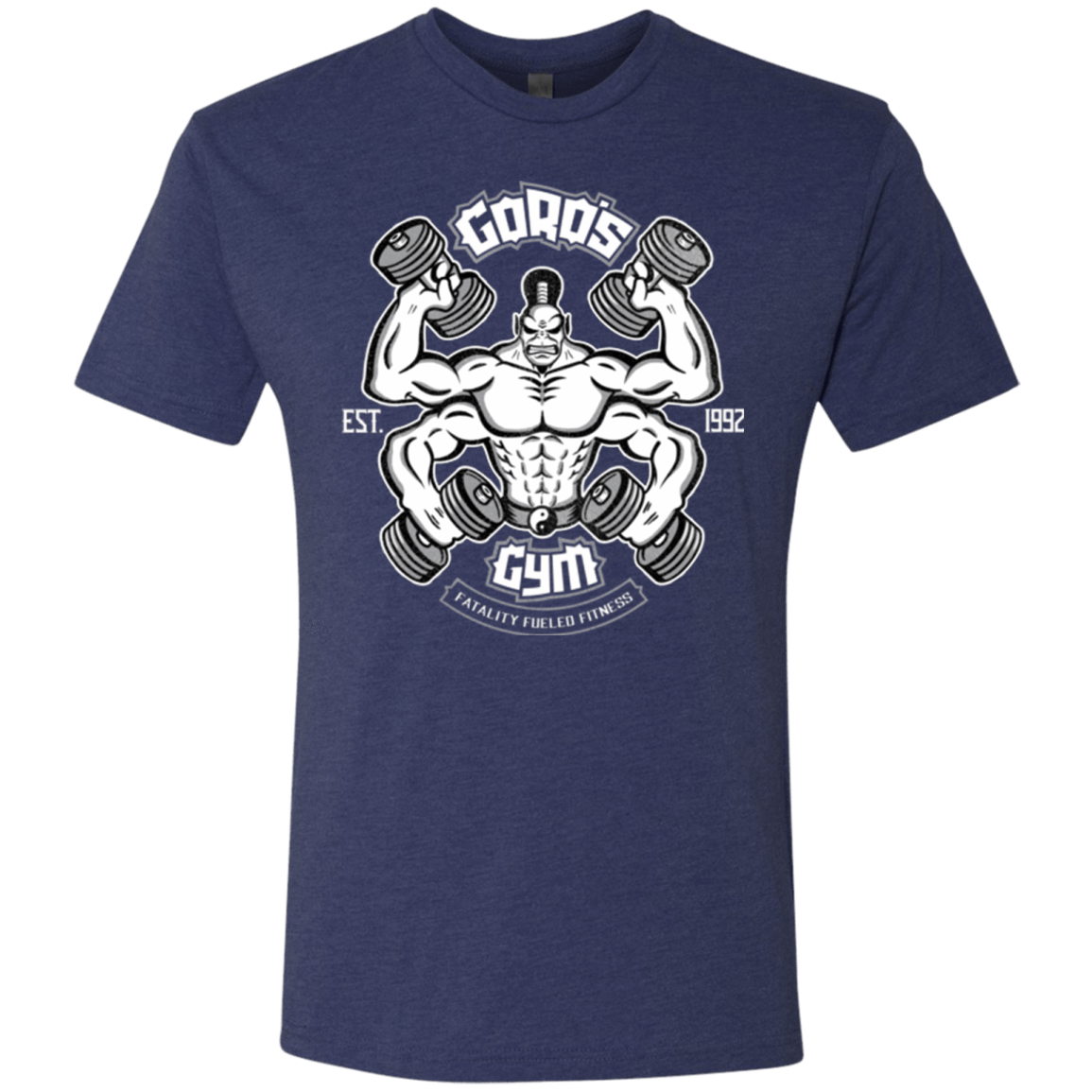 T-Shirts Vintage Navy / Small Goros Gym Men's Triblend T-Shirt