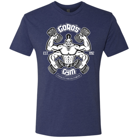 T-Shirts Vintage Navy / Small Goros Gym Men's Triblend T-Shirt