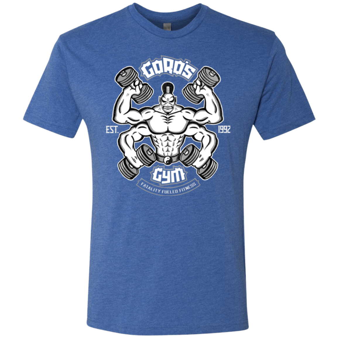 T-Shirts Vintage Royal / Small Goros Gym Men's Triblend T-Shirt