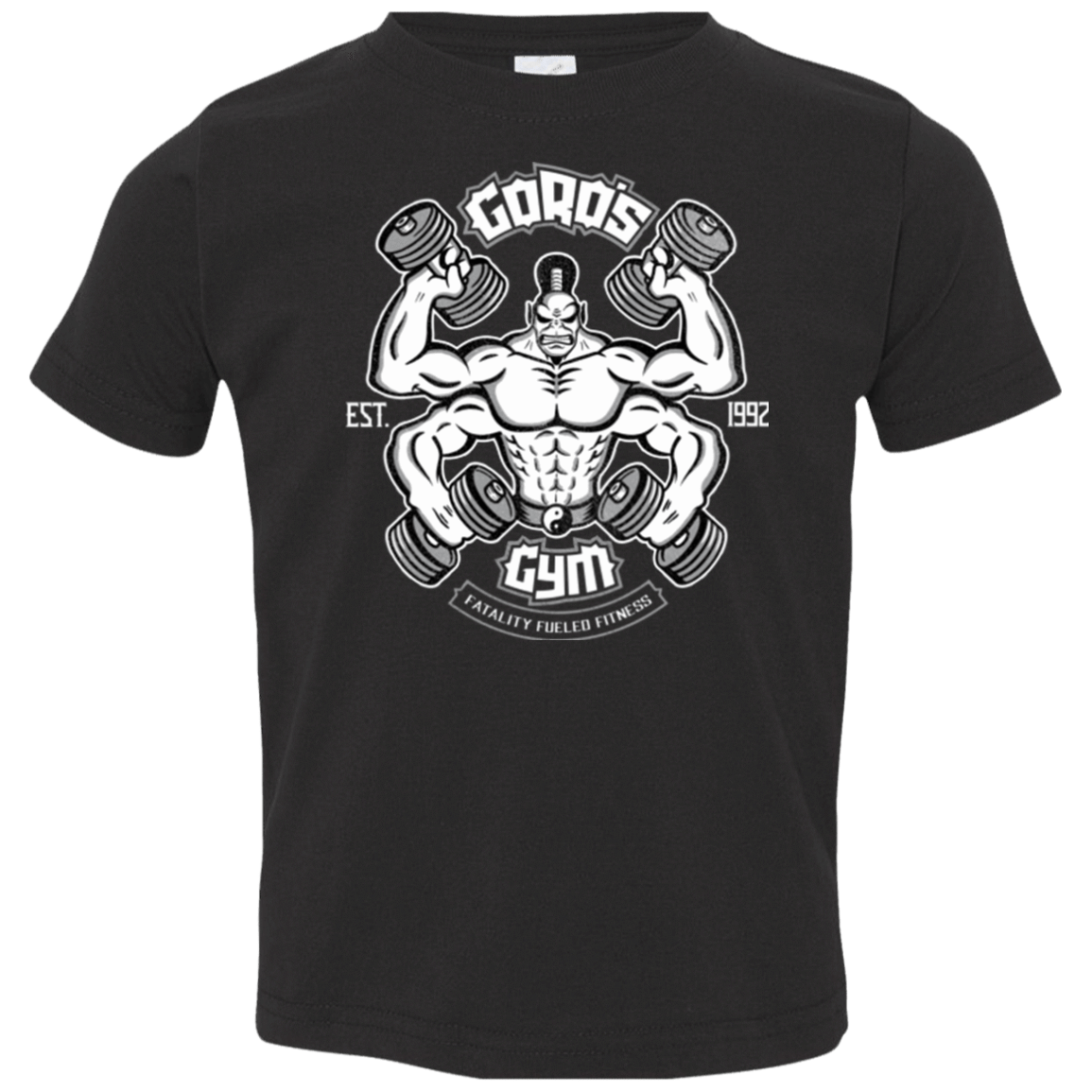 T-Shirts Black / 2T Goros Gym Toddler Premium T-Shirt