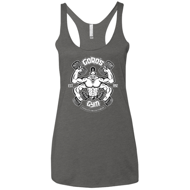 T-Shirts Premium Heather / X-Small Goros Gym Women's Triblend Racerback Tank