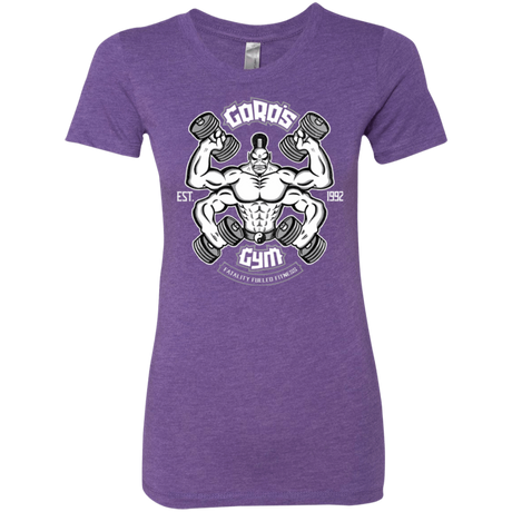 T-Shirts Purple Rush / Small Goros Gym Women's Triblend T-Shirt